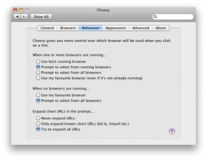 Choosy Preference Pane