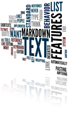 Markdown Editor Word Cloud