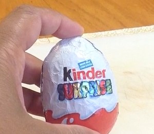 Photo of the Kinder Surprise